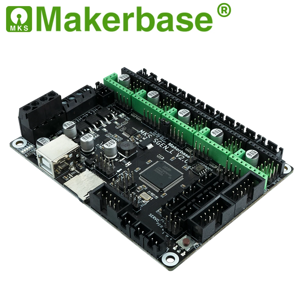 Материнская плата для 3D принтера Makerbase MKS SGen_L V2.0 с поддержкой marlin2.0|Фланцы| |