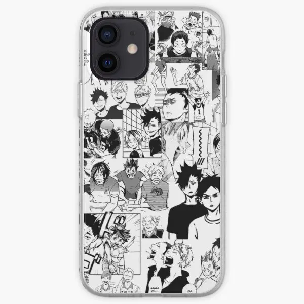 

Haikyuu Manga Collage Phone Case for iPhone 11 12 13 Pro Max Mini 6 6S 7 8 Plus 5 5S SE X XS XR Max Cover Fashion Print