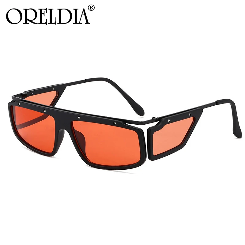 

2020 Latest Men's Sunglasses Well-Known Designer Glasses Punk Style Classic Square Black Sunglasses Ladies Accessories UV400