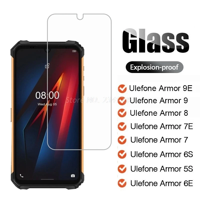 Защитное стекло для Ulefone Armor 8 7E 7 6S 6E 5S X5 3 1 шт.|Защитные стёкла и плёнки телефонов| |