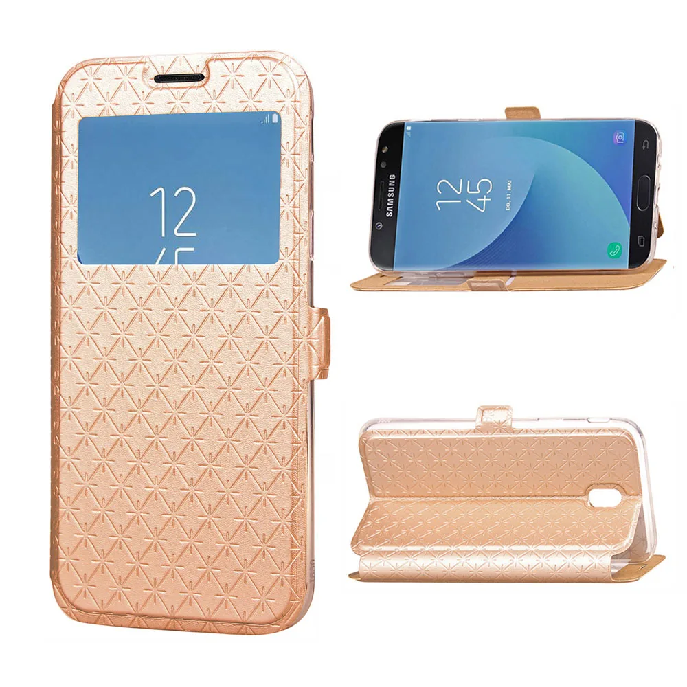 Кожаный чехол книжка для Samsung Galaxy J7 J5 J3 2017 Pro J 5 7 3 SM J730F J530F J330F DS EU|Чехлы-книжки| |