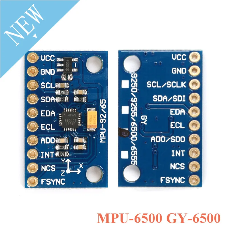 MPU-6500 GY-6500 6-осевой гироскоп Модуль датчика акселерометра IIC I2C SPI заменить MPU6050 MPU 9250