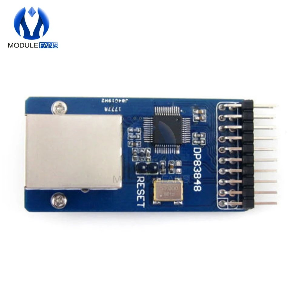 DP83848 Ethernet физический уровень трансивера RJ45 плата управления интерфейса