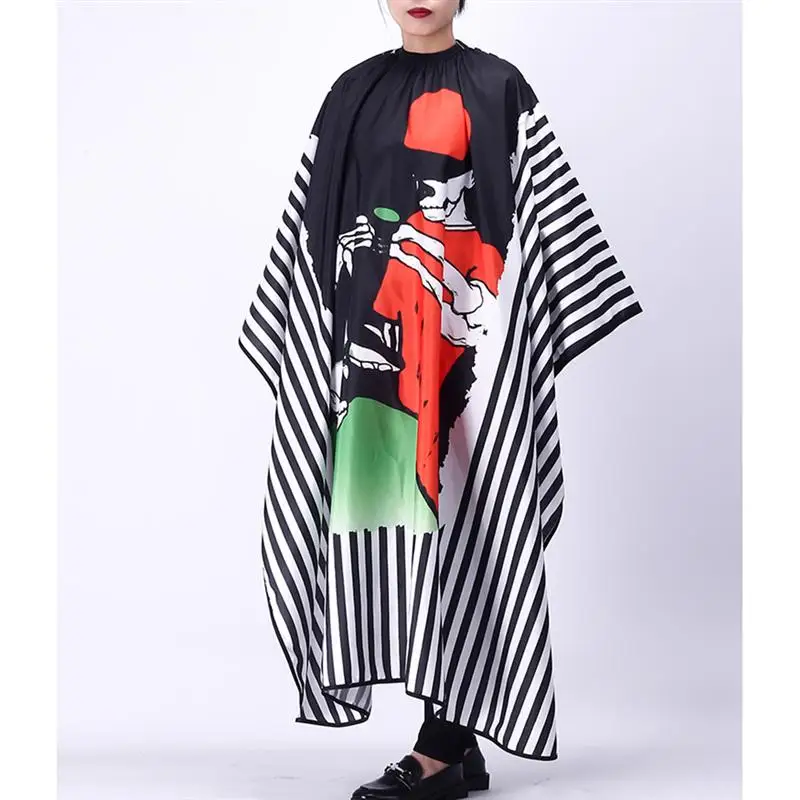 1 шт. накидка для стрижки волос Профессиональный Стильный ретро краска фартук