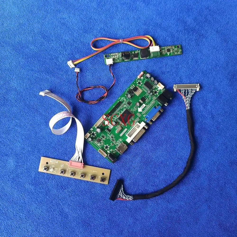 

LED LCD Kit 30Pin LVDS Screen DVI VGA HDMI-compatible Fit LM185WH2-TLA1/TLC1/TLD1/TLE1/TRA2 1366*768 M.NT68676 Drive Board