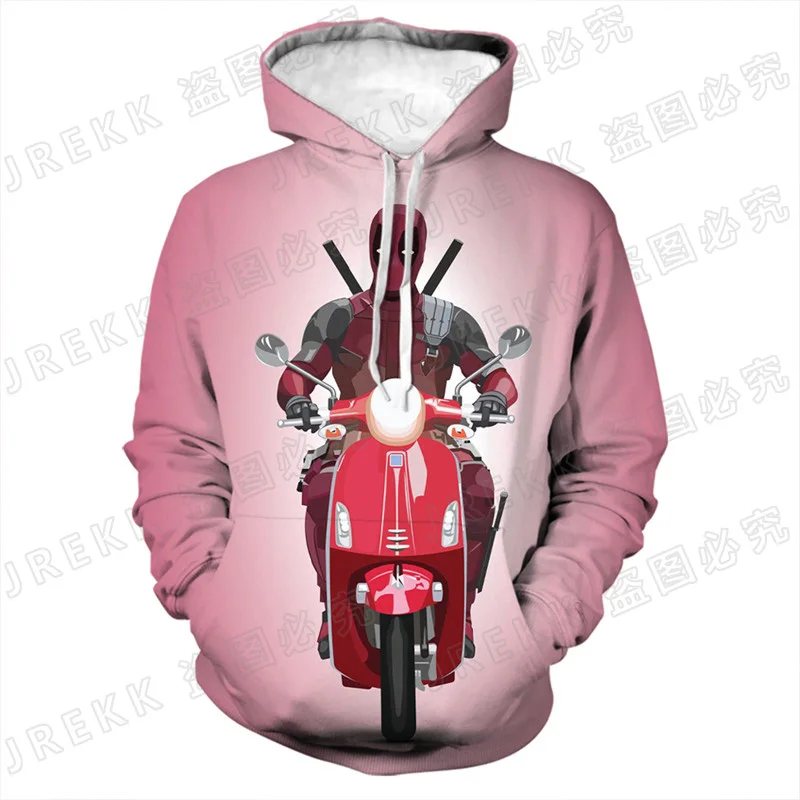 Толстовки с забавным 3D принтом Дэдпула крутой пуловер для мужчин женщин и детей