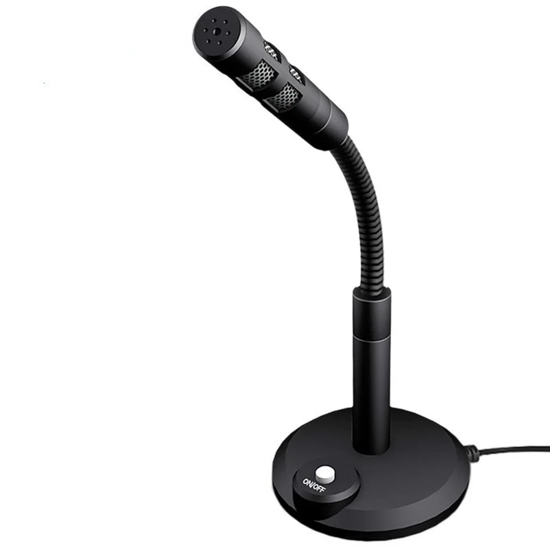 

HSYK CIn StockPc Plug and Play 3.5Mm/USB Home Studio Omnidirectional Microphone Suitable for Desk