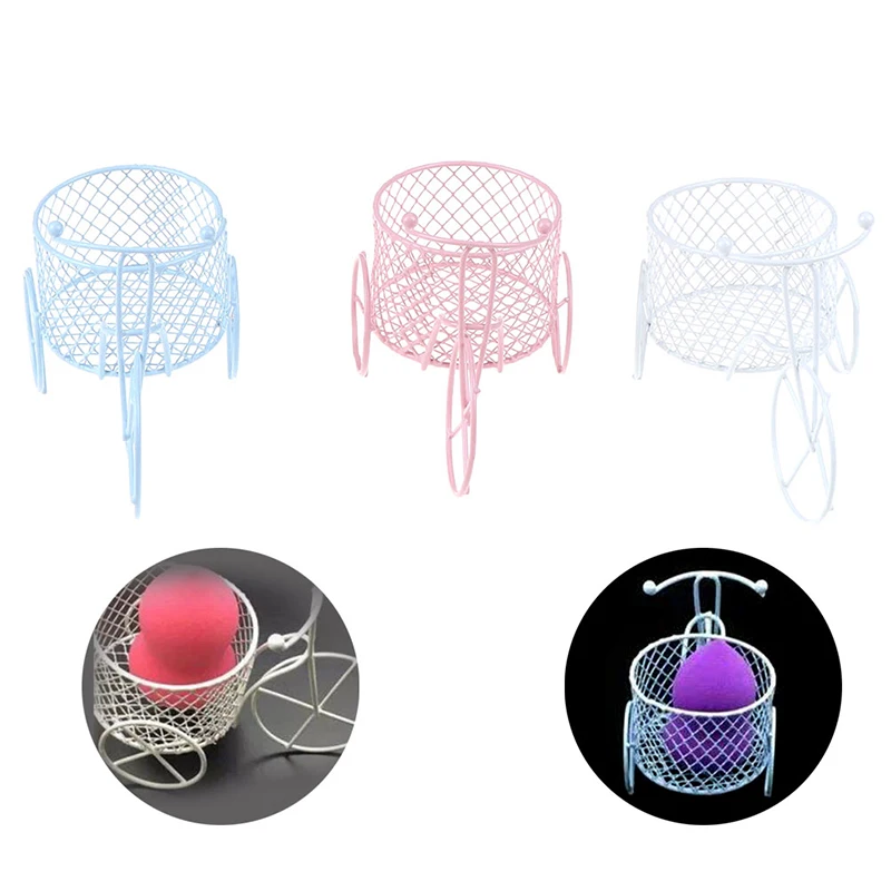 Трехколесный велосипед пуховка для Пудры Губка Дисплей стенд Опора искусство