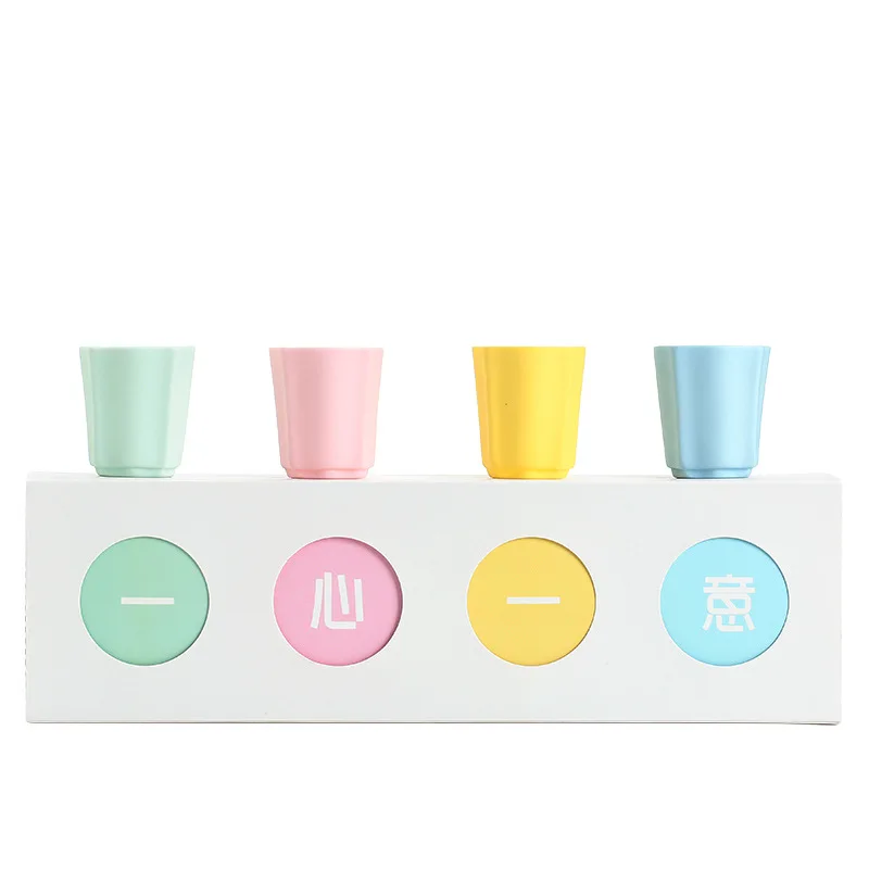 

Four Seasons Accompanying Tea Cup Color Mud Ceramic Tea Cup Modern New Chinese Kung Fu Tea Set Master Cup Tea Gift Set Teacups