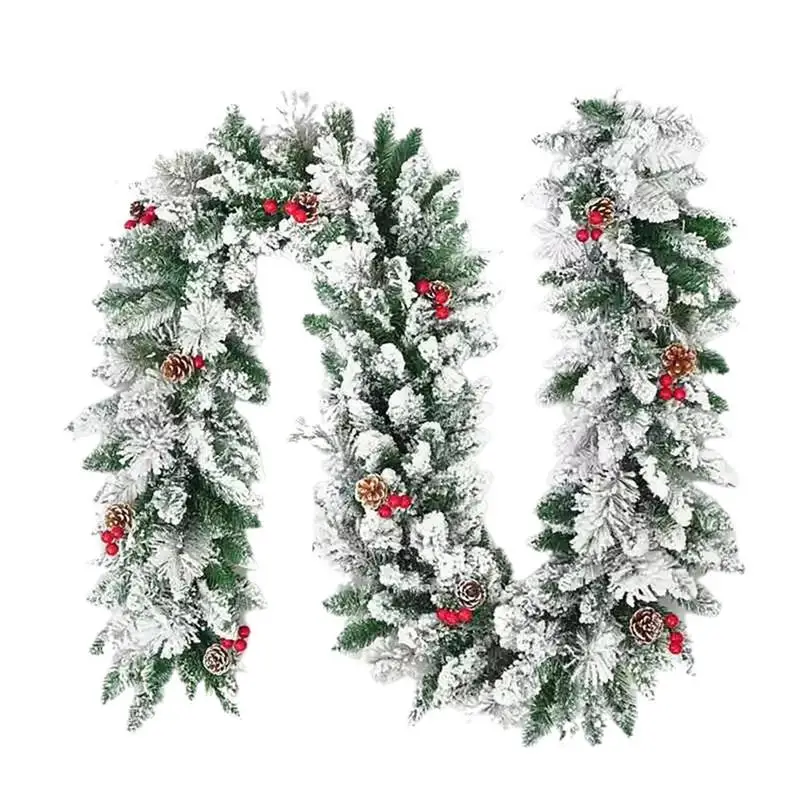 

1.8M Christmas Rattan Garland Artificial Xmas Rattan Decoration Christmas Decoration For Indoor Outdoor Decor Banner Decoration