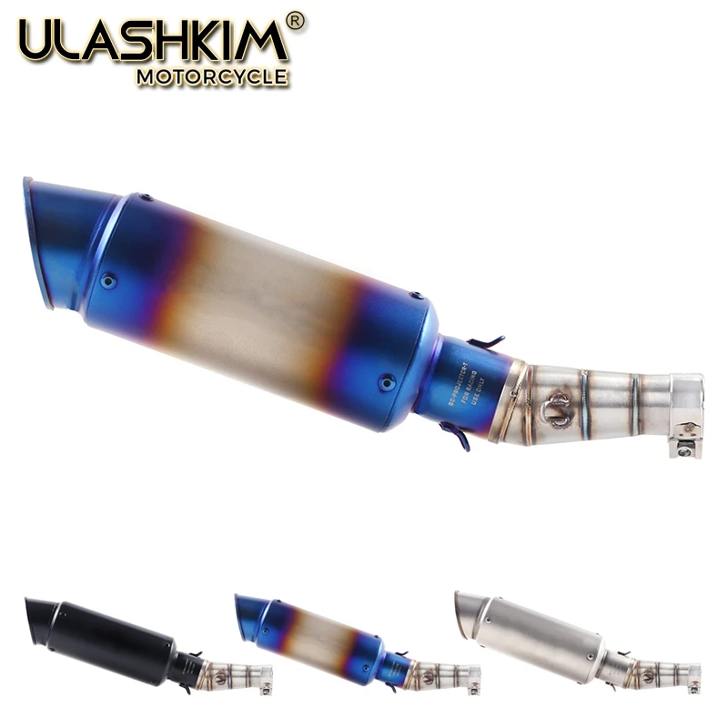 Мотоцикл глушитель полная система средняя труба без шнуровки для Kawasaki Z250 2008 2015