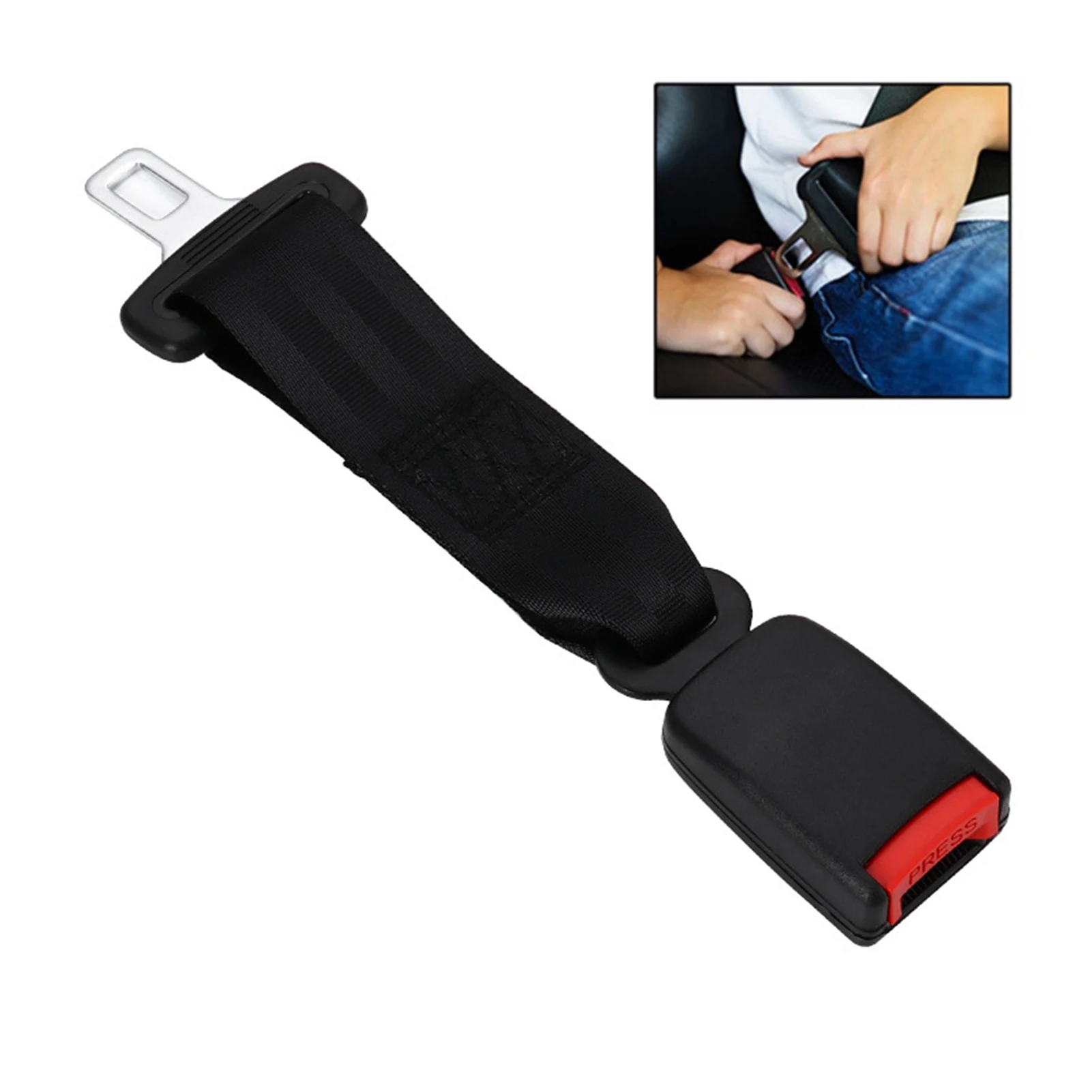 Автомобильный удлинитель ремня безопасности Пряжка Универсальный Стандартная