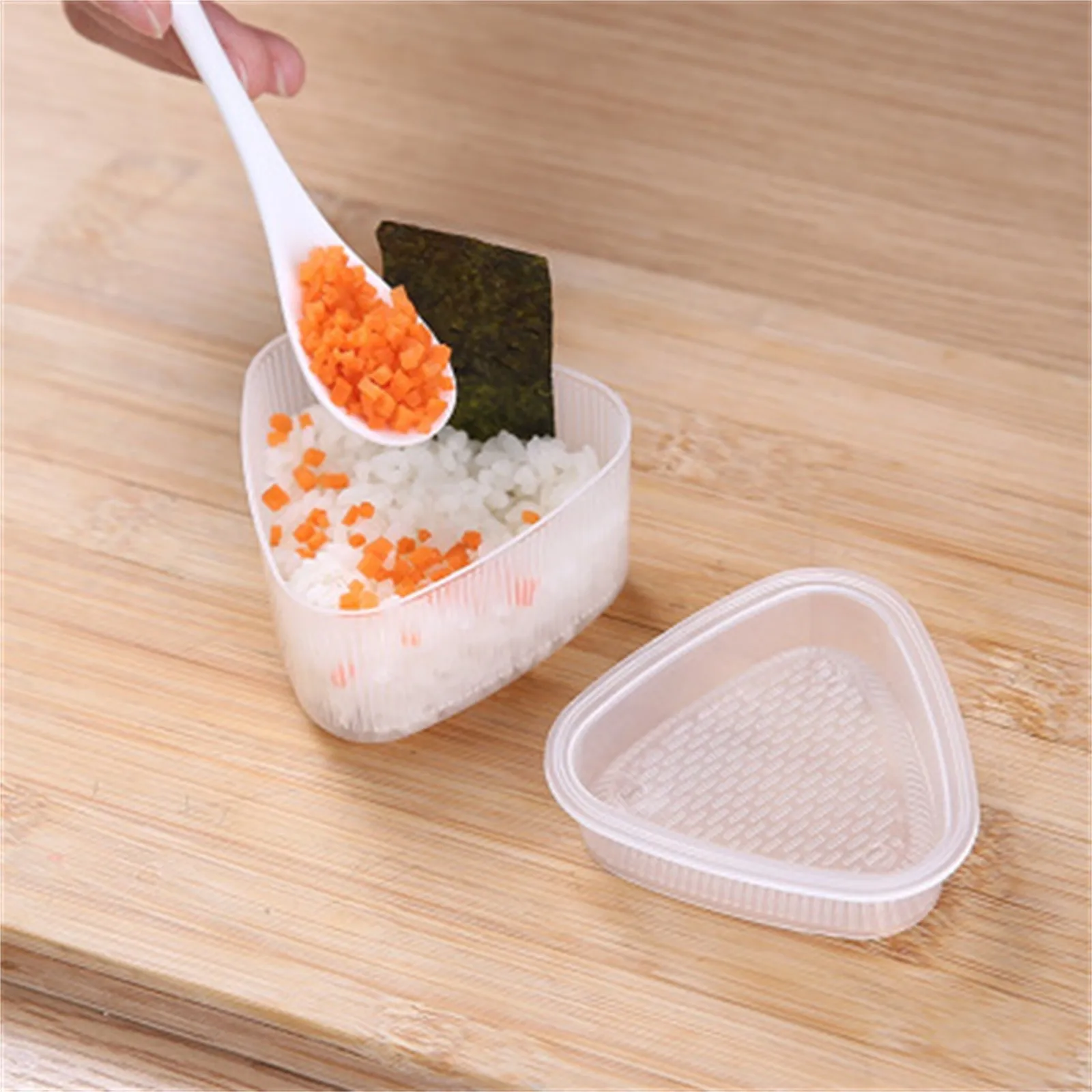 

Sushi Tools 2 Pairs Of Transparent And Convenient Transparent Cooking Rice Bento Sushi Rice Ball Molds Food Molding Kitchen Tool