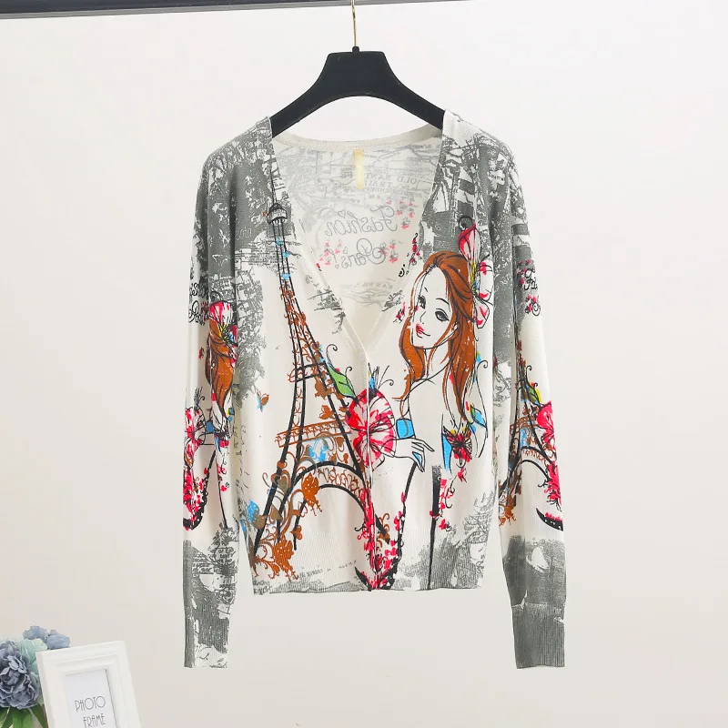 Женский вязаный кардиган свитера пальто свитер для девочек верхняя женская