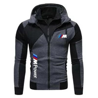 2021 new bmw jacket men sweatshirt zipper hoody spring autumn fleece cotton zipper hoodies harajuku male clothing coat