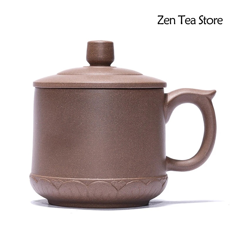 

Сырая руда, Yixing, фиолетовая глина, лотос, чайный набор Zisha, чайный набор, чашка для воды, кофе, Офисная чайная чашка, фиолетовый песок, чайная ч...