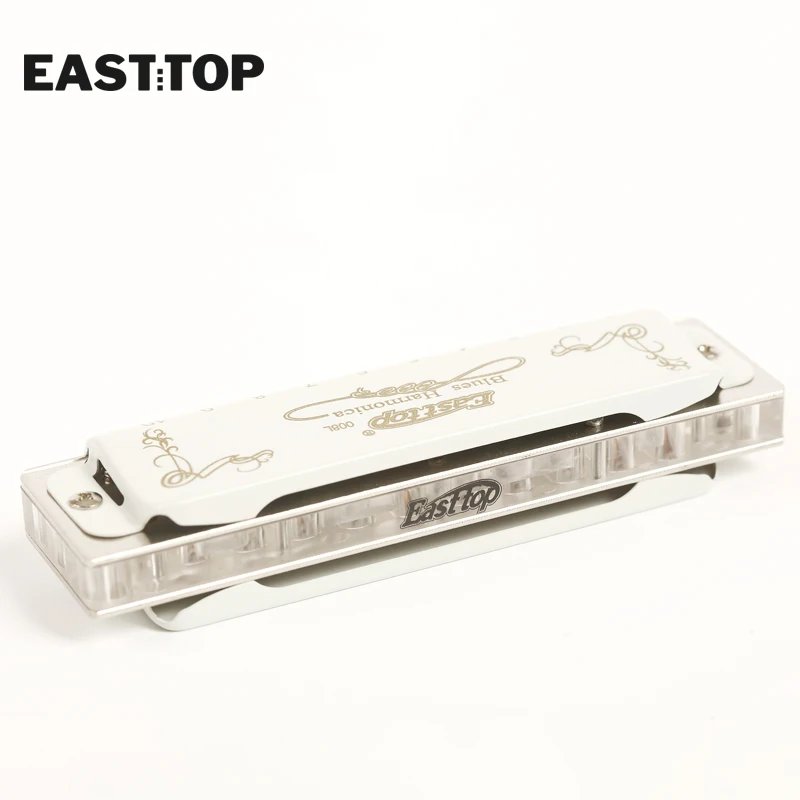 EASTTOP T008L профессиональная гармоника с 10 отверстиями диатоническая прозрачная