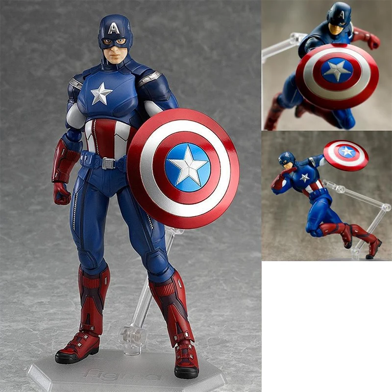 Экшн-фигурка Disney marvel Капитан Америка Стив Роджерс Мстители аниме игрушки модель