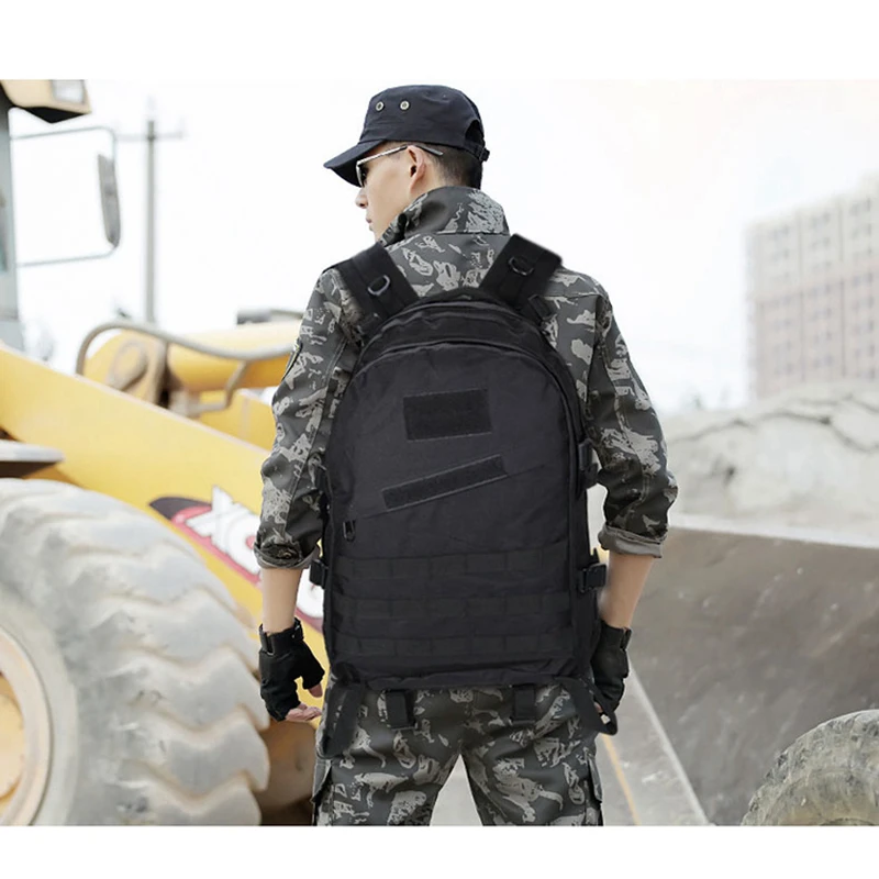 Тактический Рюкзак Molle, 45 л, большой объем, военная армейская штурмовая сумка, сумка для игры PUBG, для походов, кемпинга, охоты, походов