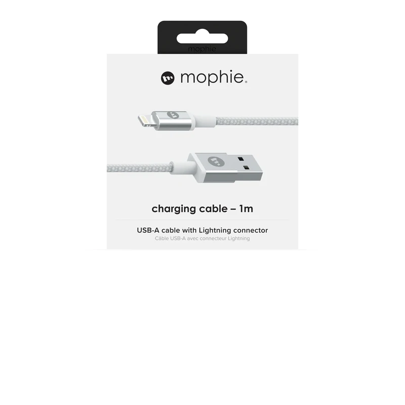 Кабель Mophie USB-A to Lightning Cable 1m - White | Мобильные телефоны и аксессуары
