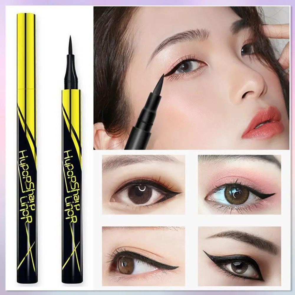 

2ml 10PCS Eyeliner Stamp Liquid Eyeliner Pencil Makeup Quick Eye Waterproof Pencil Seal Stamp Stamps Dry Pen Liner R0Z2