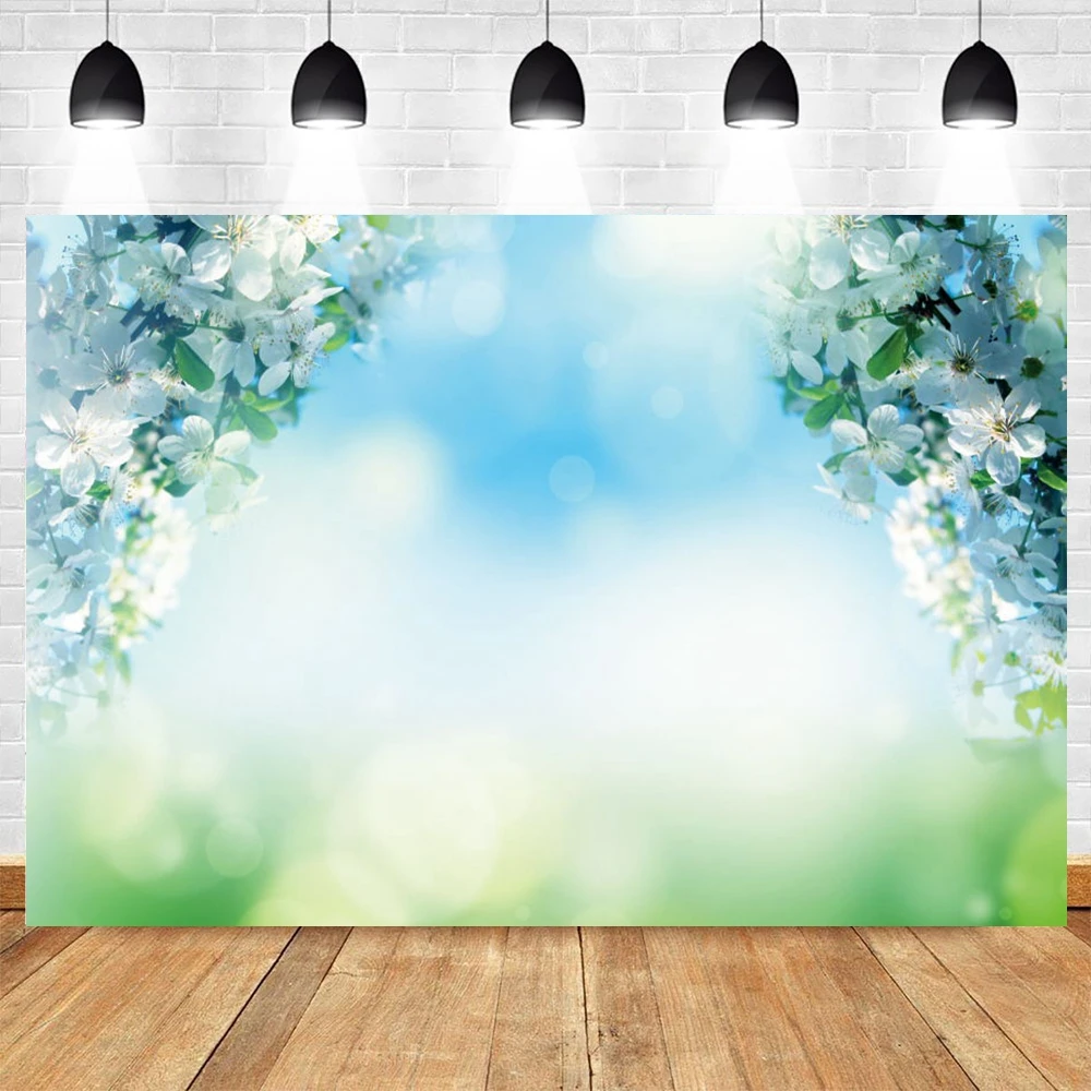 

Пасхальный фон весенний цветочный луг мечтательный пейзаж фон для фотосъемки вечеринка Декор баннер портрет Фотостудия