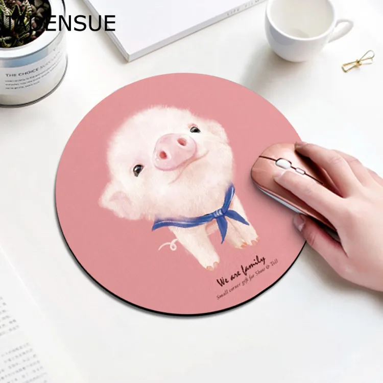 

1 коврик для мыши для ПК, милые животные, Kawaii Bear, Настольный коврик, водонепроницаемые, офисные украшения, подставка под чашку, Нескользящие, ...