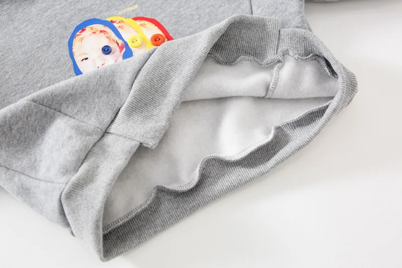 2021 Fall Winter Plus Velvet Kids Baby Girls Sweater Warm Keep High Collar Tops Fashion Print T shirt Children Clothes | Детская одежда