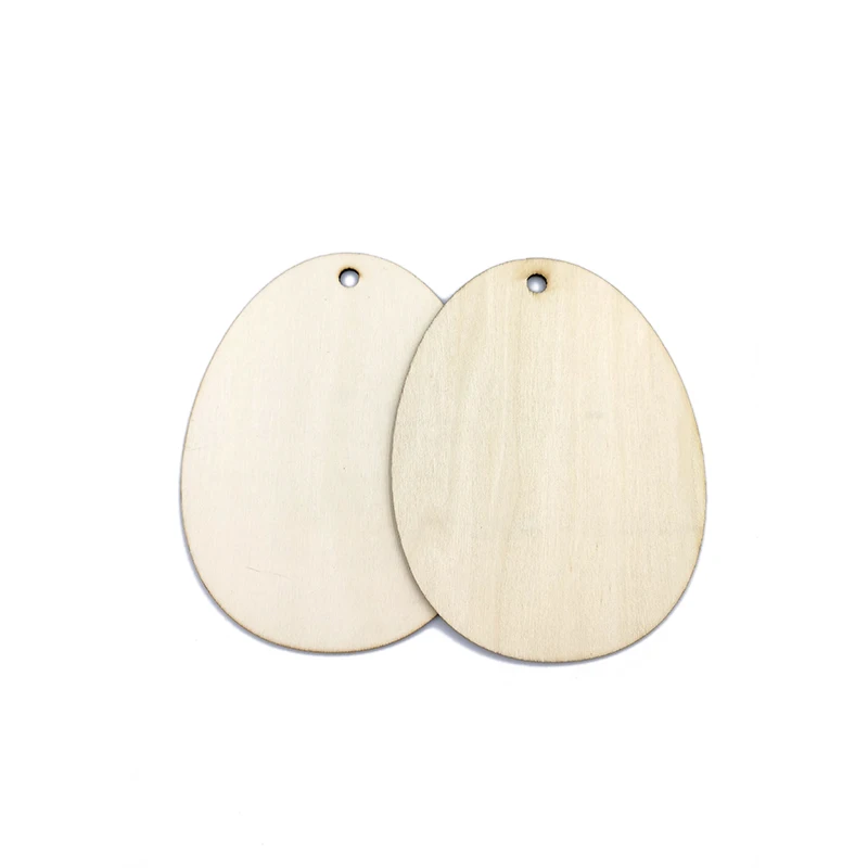 

Деревянные диски 150 мм в форме яйца, необработанные деревянные вырезы, украшение «сделай сам» для украшения на Пасху, 2 шт.