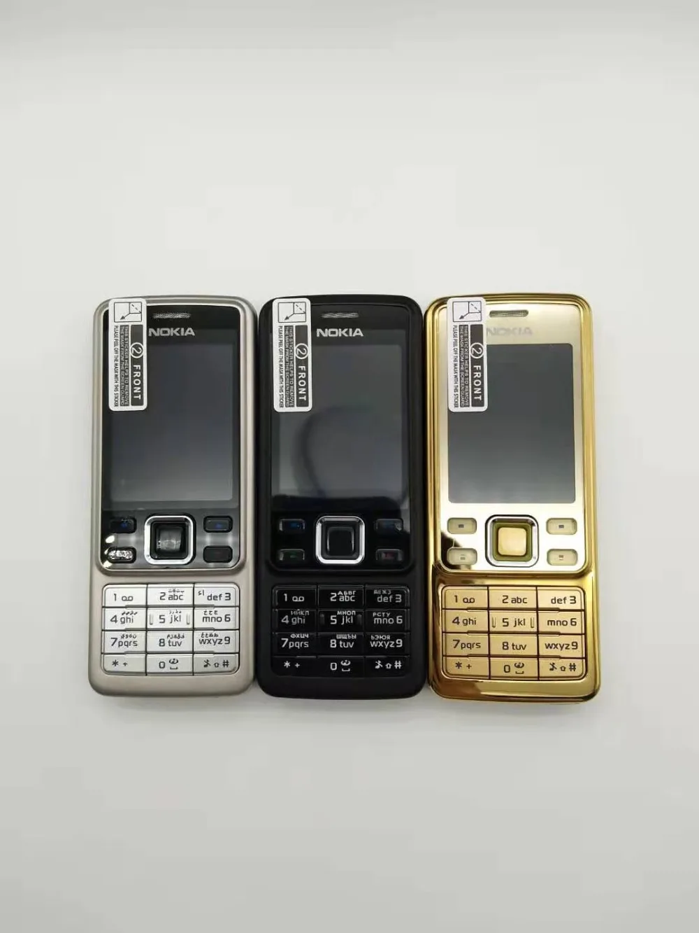 Восстановленный разблокированный Nokia 6300 5MP GSM поддержка русская и арабская клавиатура мобильный телефон трехдиапазонный многоязычный