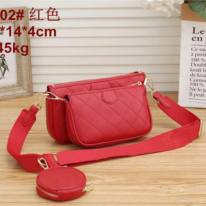 

Explosive small bag with logo, trendy fashion shoulder bag messenger, pure color bag, simple temperament bag free shipping