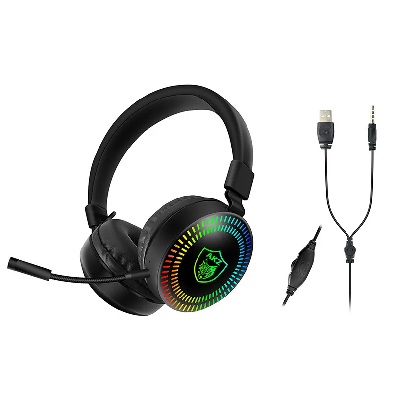 

New product head-mounted gaming headset with mark luminous computer PS4 game console wired gaming headset earphone