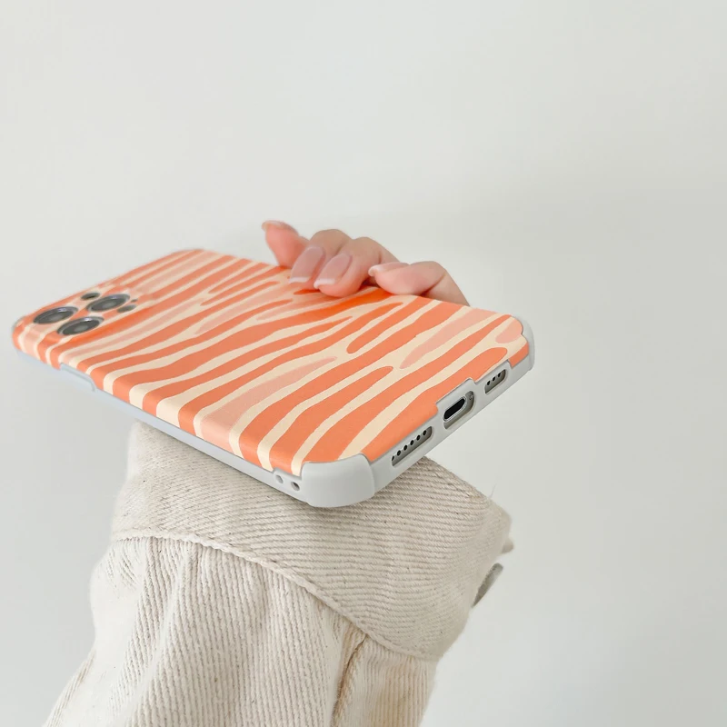 

Zebra Print Phone Case For iPhone 11 12 Pro Max 8 7 Plus X XS Max XR 11 Pro Shockproof Back Cover