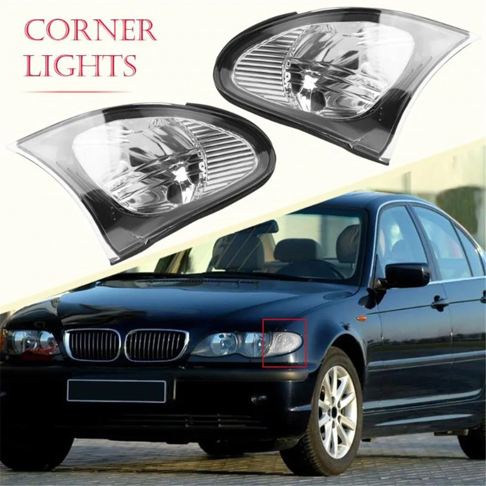 2 шт. прозрачные линзы автомобильный передний указатель поворота световой