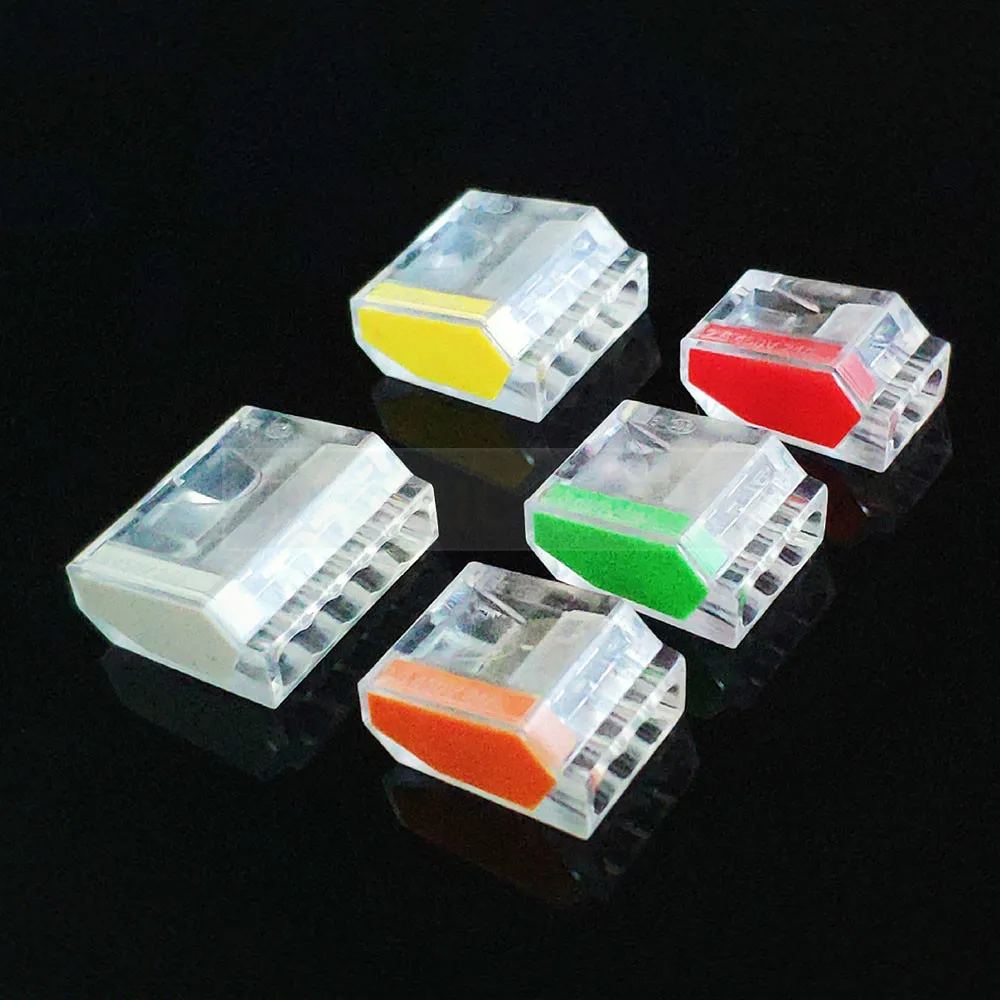 100 шт. 252 для распределительных коробок 2-контактный разъем клемма блока AWG 18-14