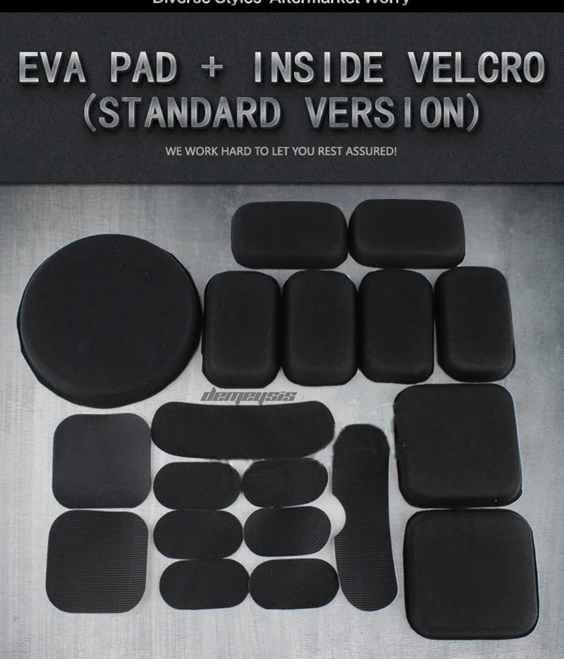 Outdoor Fast Helmet Airsoft Tactical Protective Pad Comfortable Hunting Helmet Accessories Pads Paintball Shooting Helmets Pads