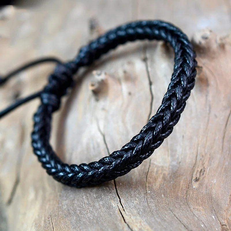 Грубый стиль мужской 8 нитей ручная плетеная тибетская буддийская работа узелки