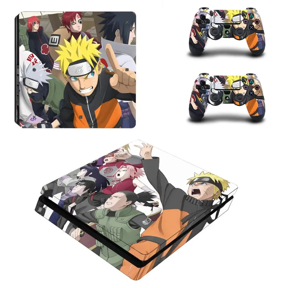 Цельнокроеные лицевые панели Наруто для PS4 Slim Skin Виниловая наклейка Playstation 4