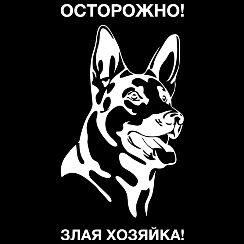 

15cmx8cm Interesting attention dog Vinyl Car stickers Decals Motorcycle Accessories Car-Window Decorative Goods PVC