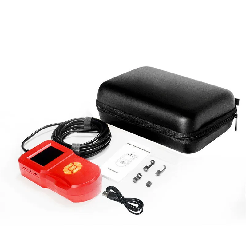 

5M 5.5 Mm Lens Endoscope Camera 2.4 Inch IPS HD Inspection Camera Borescope LCD Monitor Endoscope Home Industrial Endoscope