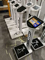 Coin-operated body fat measurement body weighing scale with printer