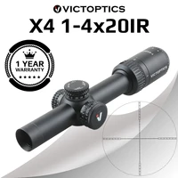 victoptics x4 1 4x20 ir 12 moa 5 level illumination redgreen rifle scope sight for hunting tactical shooting airgun ar15 223