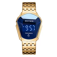 bestwin fashion brand watch mens relogio masculino digital hot sale waterproof led touch screen electronic watch montre homme