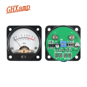 Трубный усилитель GHXAMP VU, светодиодный указатель 45 мм, измеритель уровня с подсветкой для аудиоусилителя 3 Вт-50 Вт, радиоприемник DIY