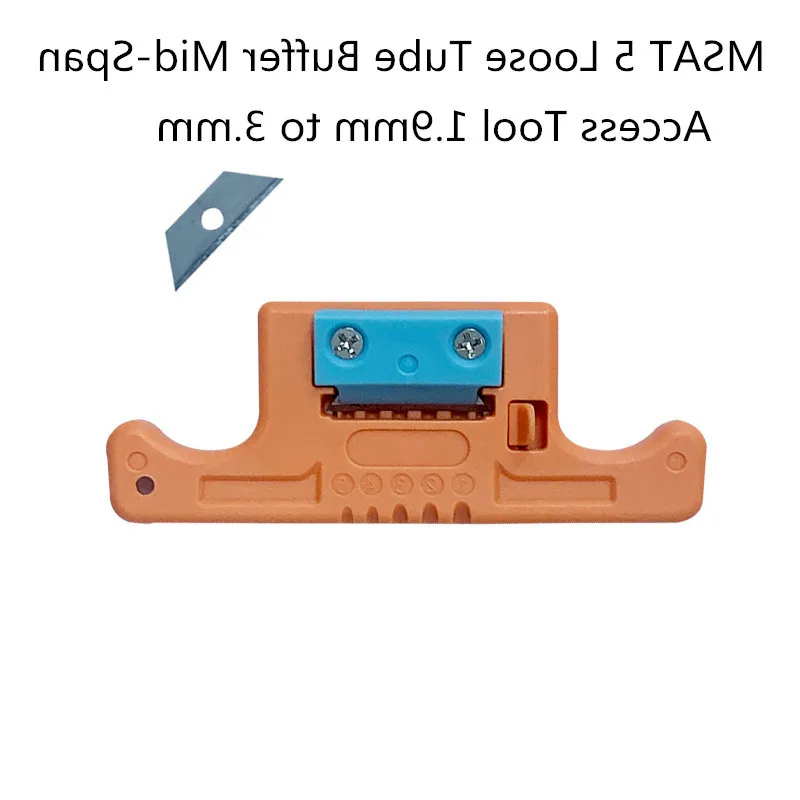 

MSAT-5 FTTH Optical Fiber Stripper 1.9-3.0mm MAST-5 Access Tool Loose Buffer Tube Stripper AUA-05 Longitudinal Cable Stripping