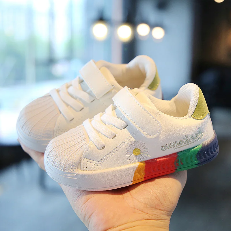 

Кроссовки для мальчиков; Детская обувь; Обувь для маленьких девочек; Модная повседневная легкая дышащая мягкая спортивная обувь для бега; Д...