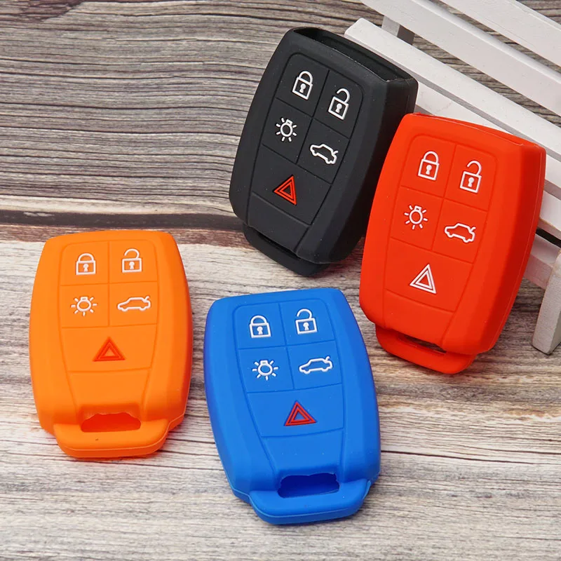 Силиконовая Защитная крышка чехол для брелка с ключом VOLVO C30 C70 S40 V40 V50 2008 2009 2010 2011 |