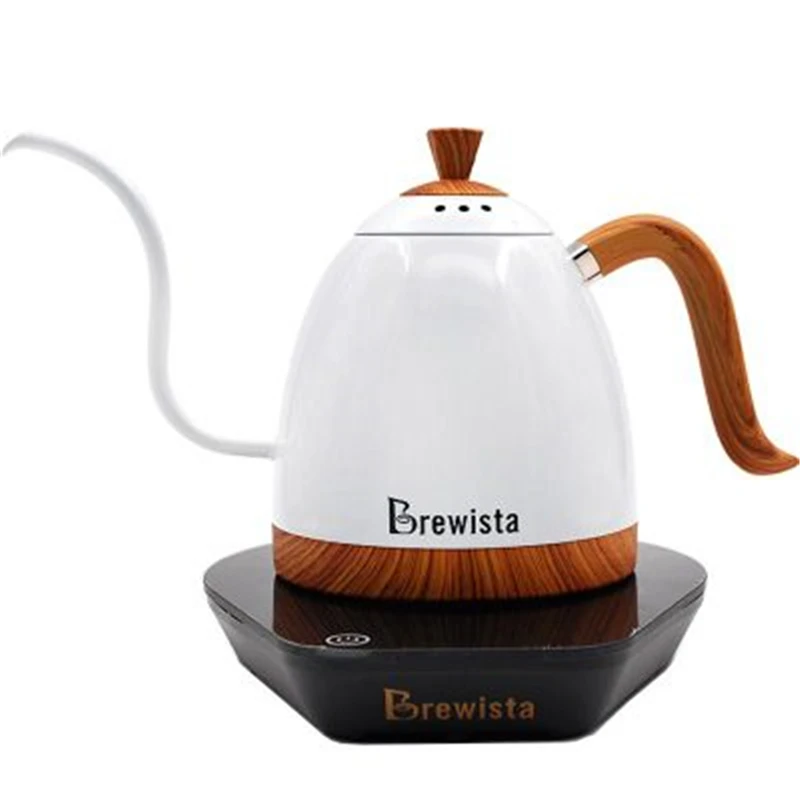 Умный кофейник Brewista 0.6L с контролем температуры тонкий ручной пуансон для рта 1000