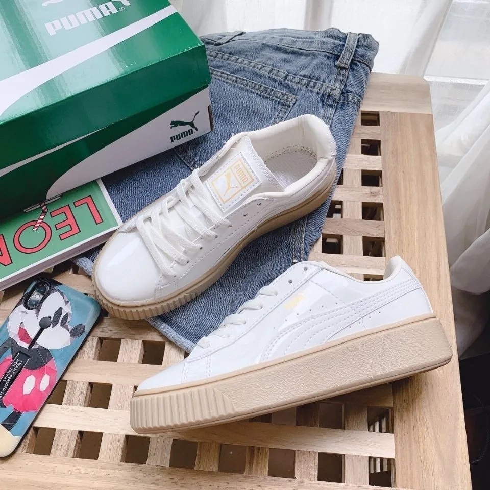 

Fashionable lightweight Pumas men sports shoes Original women Skateboard Shoes Outdoor Red yellow Fashion Sports Sneakers 36- 45