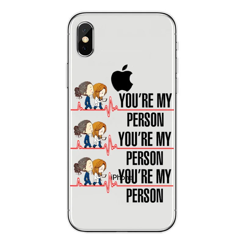 Чехол для телефона GREYS Anatomy You-my person IPhone X 10 5s se 6 6S 7 8 Plus высококачественный